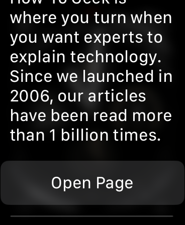 Открытие ссылки через результаты поиска Siri