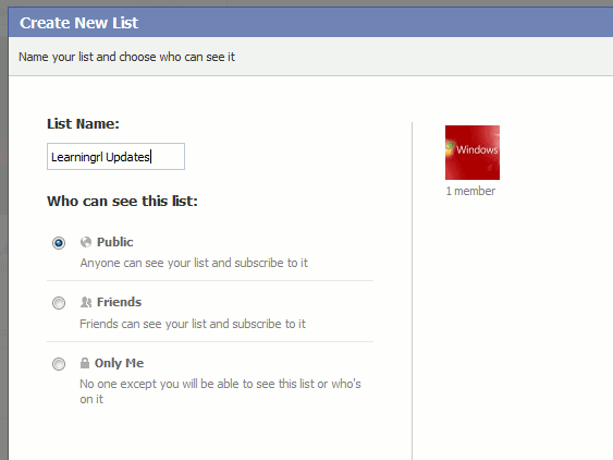Выбор участников для списка интересов