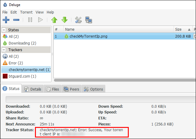 Тестовые торренты для проверки IP