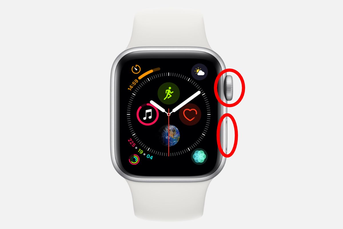 Боковая кнопка и Digital Crown на Apple Watch
