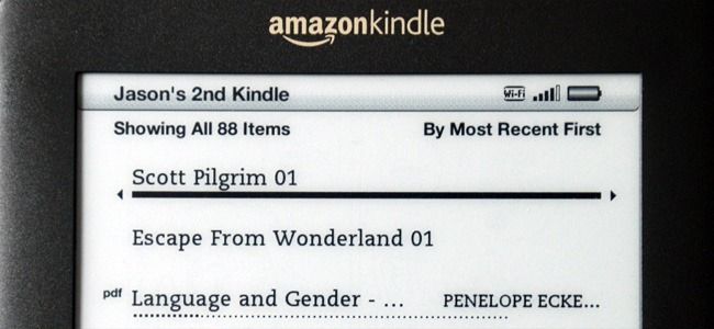 Пример отображения комикса Scott Pilgrim на Kindle — высокая контрастность и чёткие линии