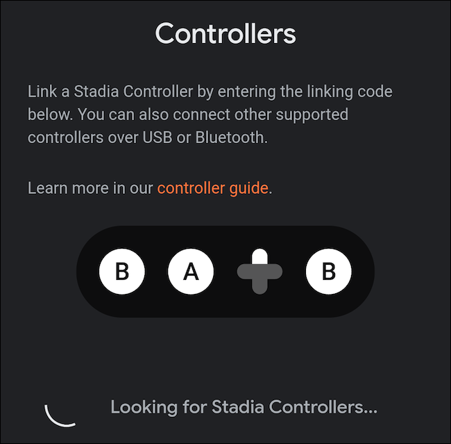Ваш Android начнёт поиск контроллера Stadia