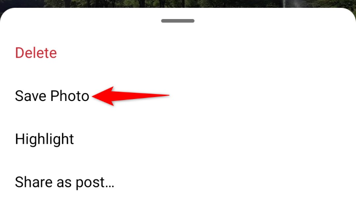 Нажмите «Сохранить фото» чтобы загрузить файл в галерею.