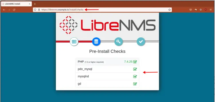 Проверки перед установкой LibreNMS