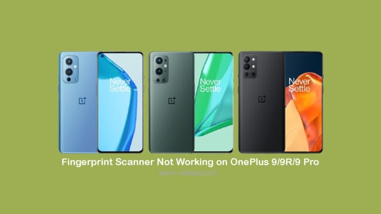 Сканер отпечатков OnePlus 9/9R/9 Pro — как исправить