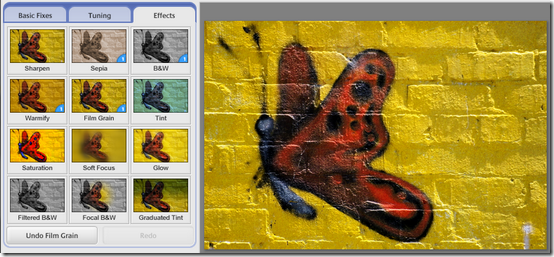 Незначительное цифровое зерно добавляет текстуру ретро