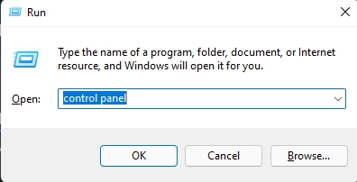 Панель управления Windows — пункты для удаления программы