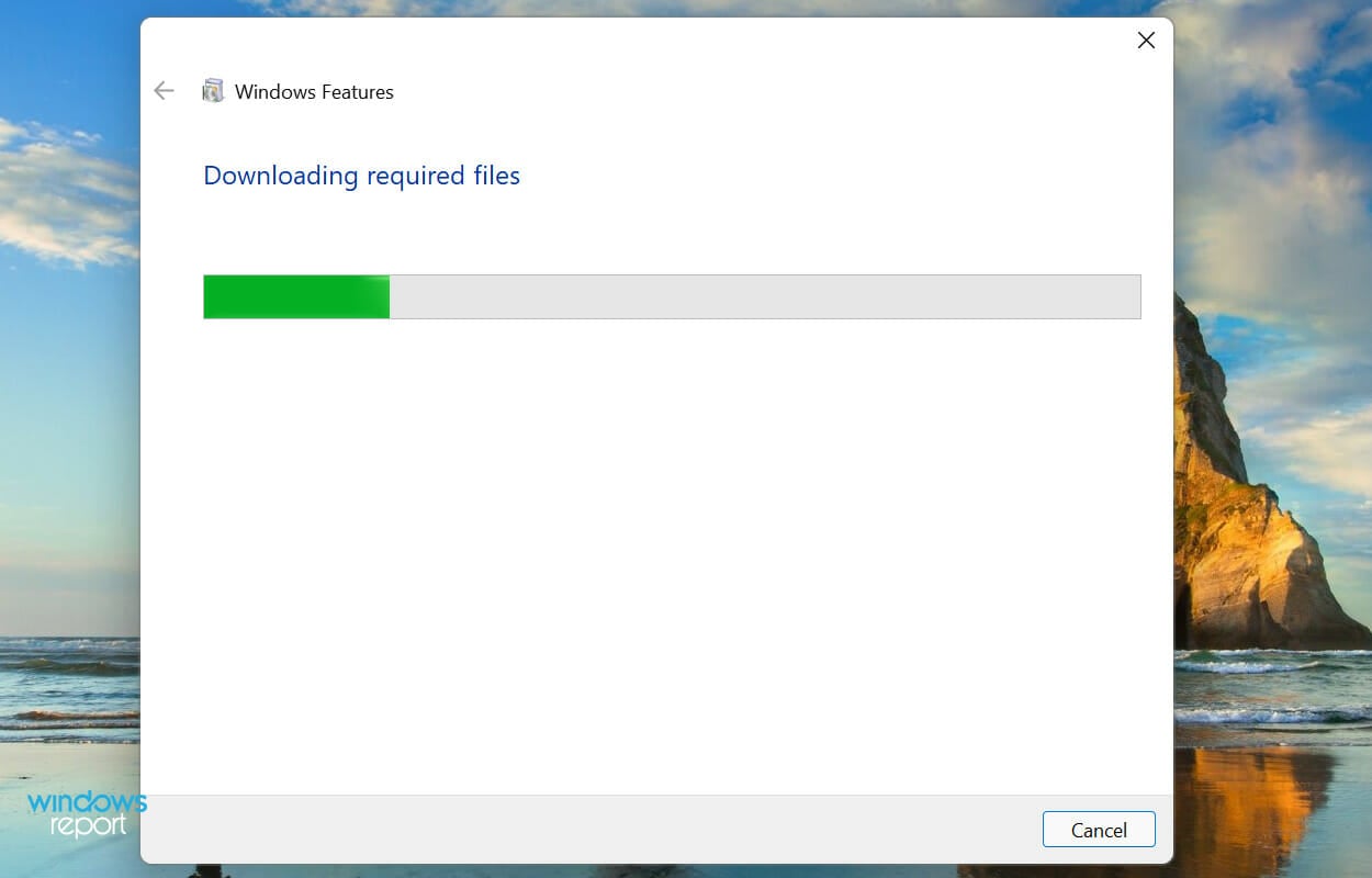 Wait for download to complete