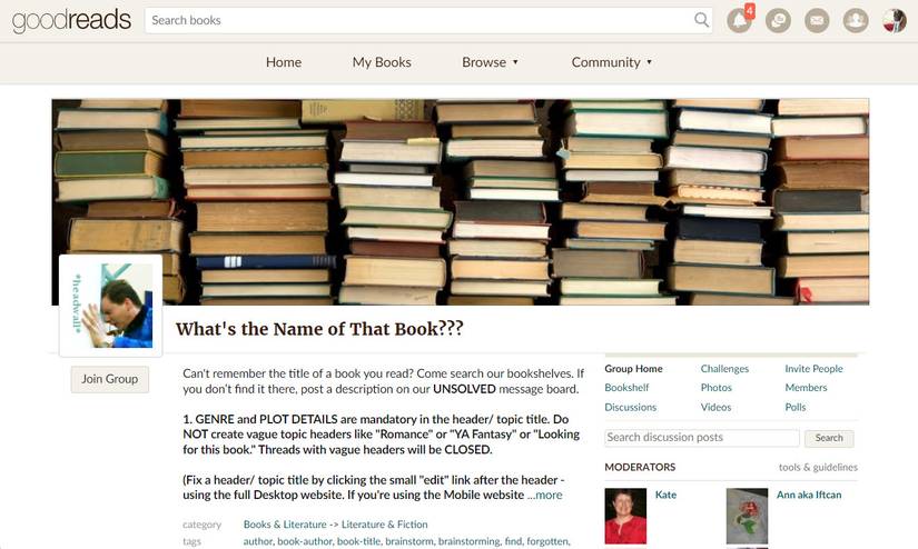 Сообщество Goodreads