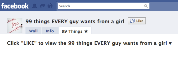 Закладка показывает скрытый блок на странице