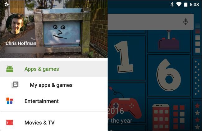 Список всех приложений в Google Play с вкладкой «Все»