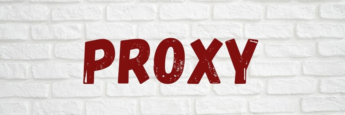 Схема работы прокси‑сервера