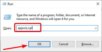 Окно «Программы и компоненты» для удаления программ