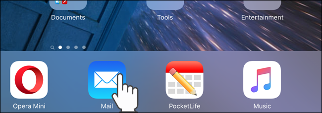 Открытие Mail