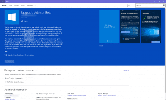 Erkennen, ob Ihr Telefon für Windows 10 bereit ist