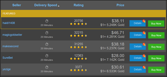 Иллюстрация торговли аккаунтами и предметами между игроками