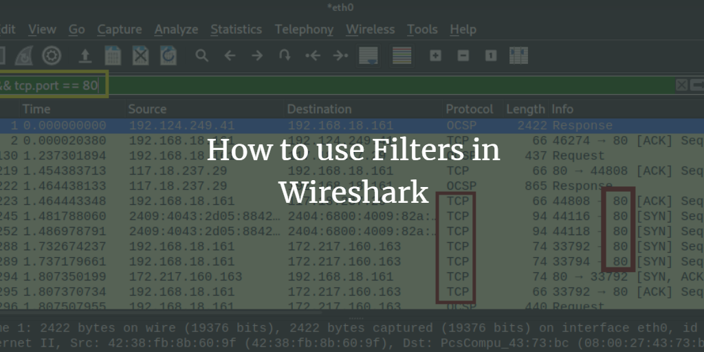 Фильтры Wireshark: руководство и примеры