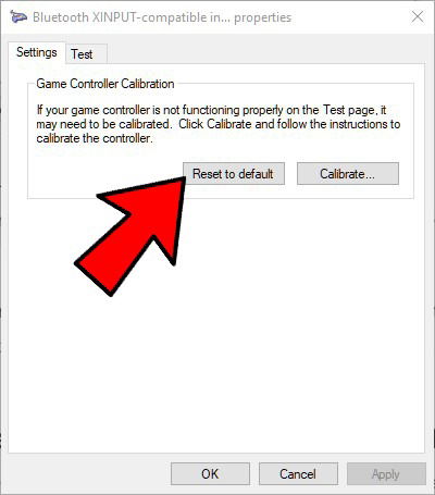 Кнопка сброса к настройкам по умолчанию в Windows