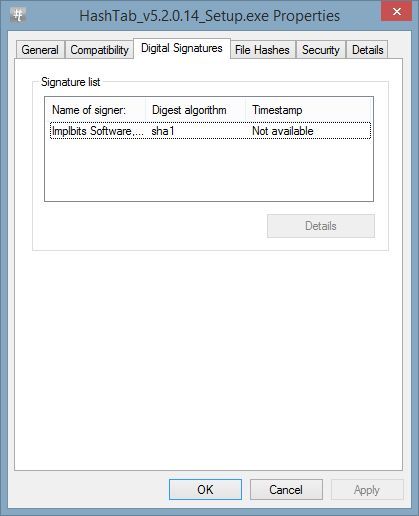 Проверка цифровых подписей и деталей подписи