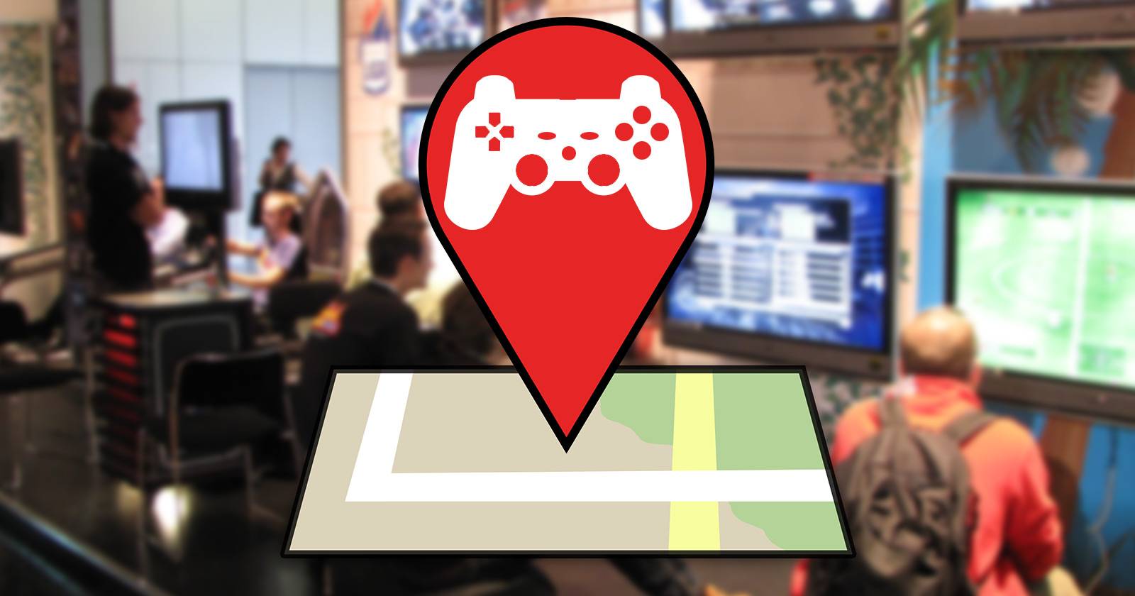 ゲームコンベンションの会場と人混み
