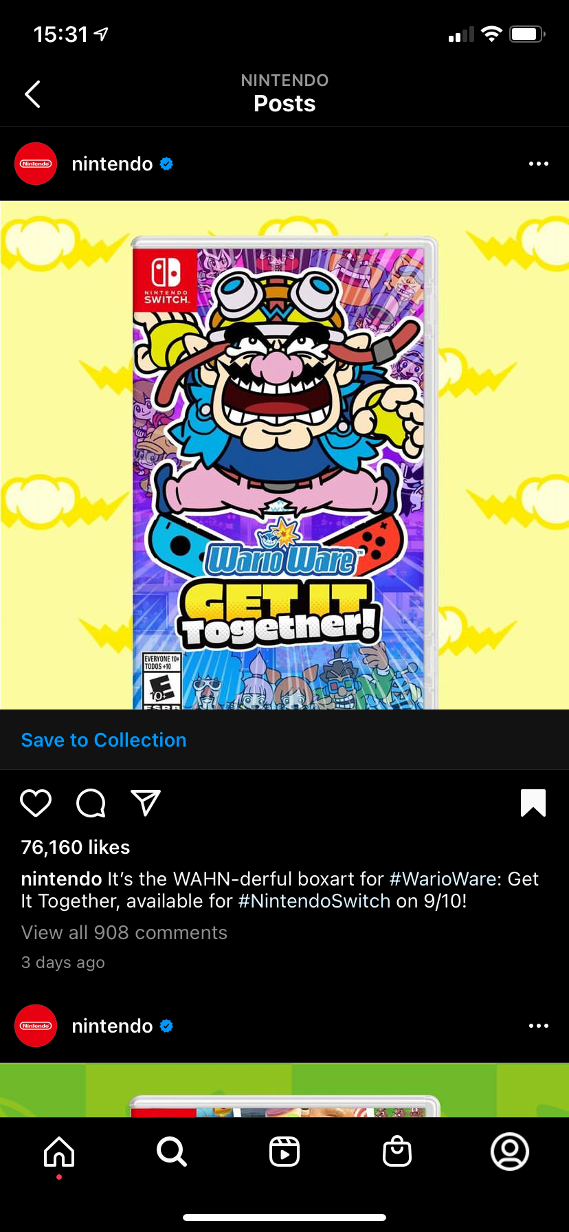 Instagram Bookmark Post