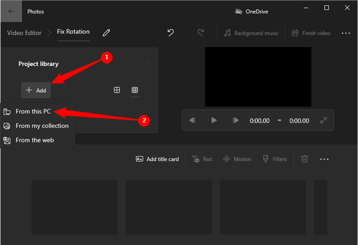 Добавление файла в проект