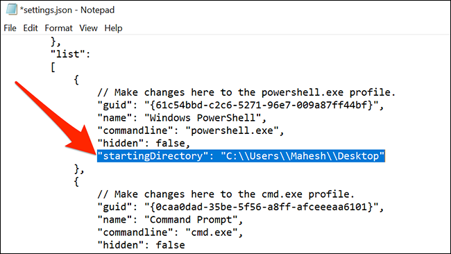 Изменить папку PowerShell по умолчанию
