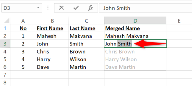 Подтвердите автозаполнение нажатием Enter.