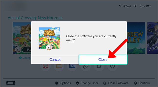 Закрытие игры Animal Crossing
