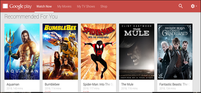 Google Play Movies в Chrome и на Chromebook