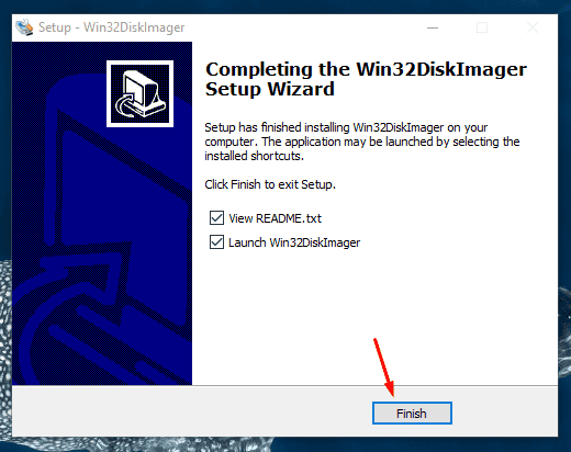Выбор образа и устройства для записи в Win32 Disk Imager
