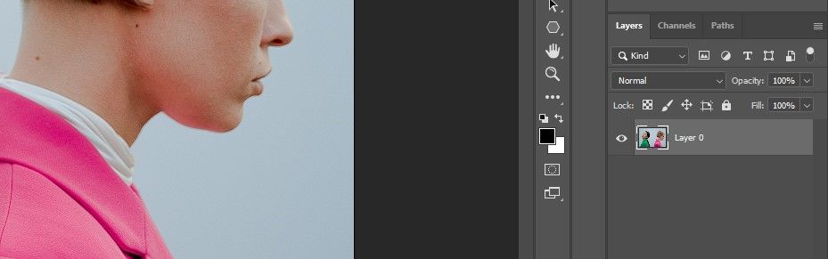 Шаг 3: Сброс цветов переднего плана и фона