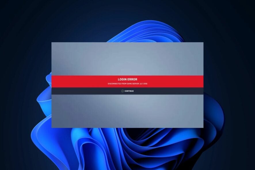 Ошибка LC-208 в Overwatch 2 — как исправить