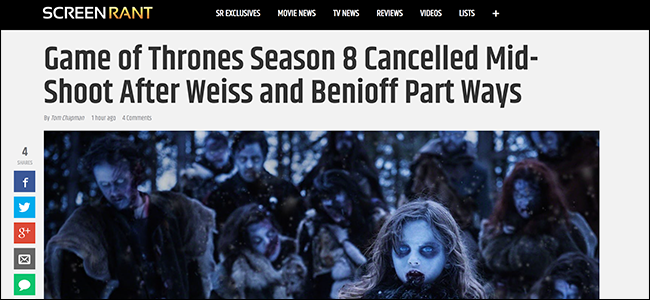 Подделать скриншот новости — инструменты разработчика