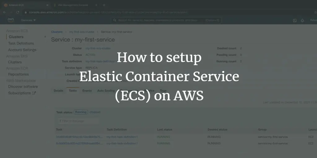 ECS на AWS: создать кластер и развернуть Nginx