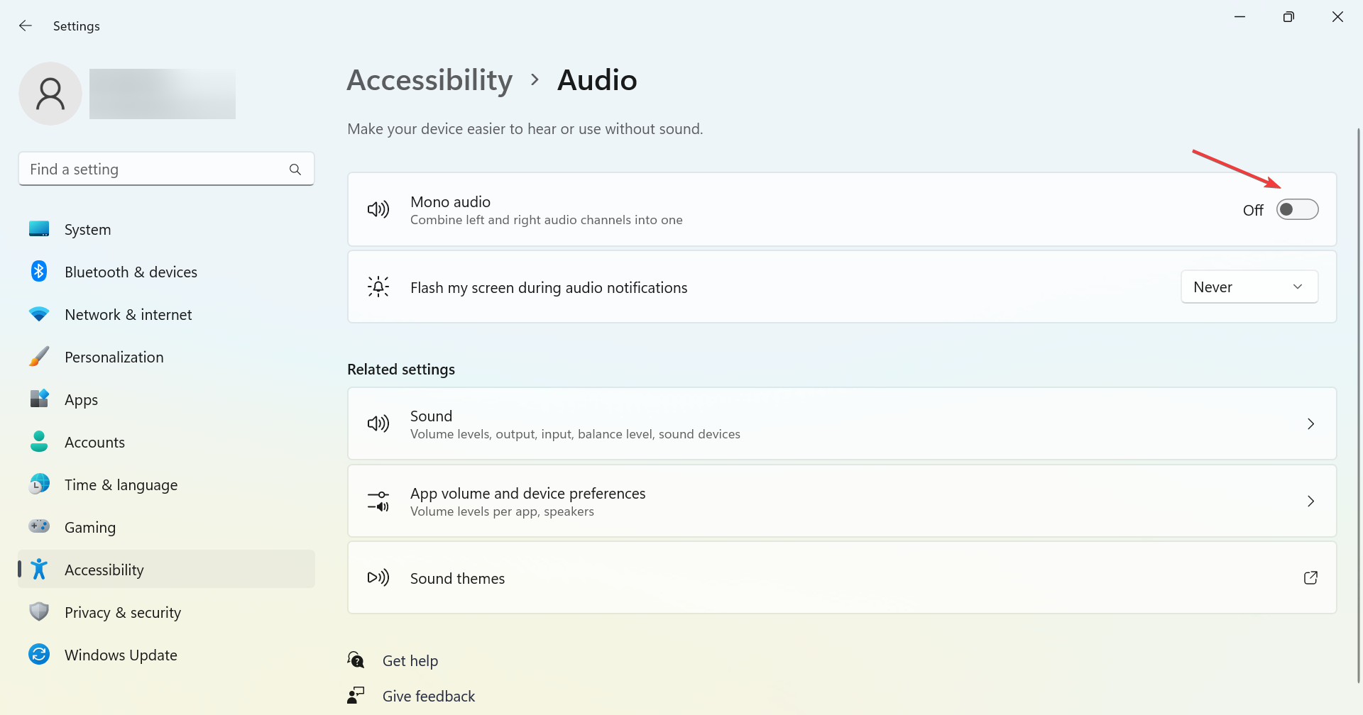 переключатель моноаудио