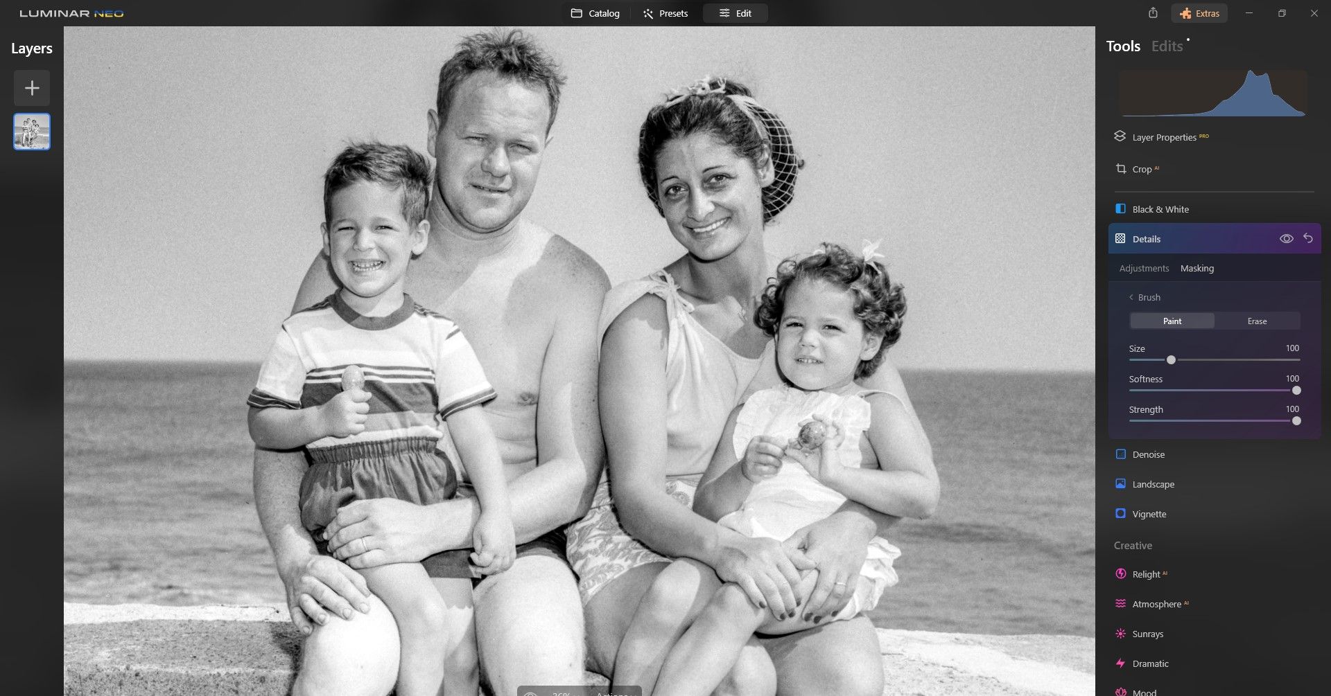 Слайдеры Details для улучшения мелких и крупных деталей