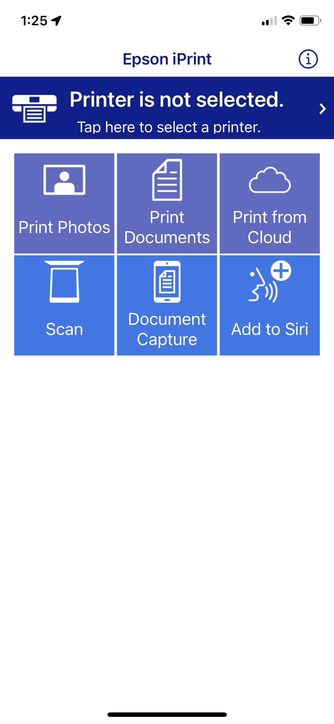 epson iprint menu
