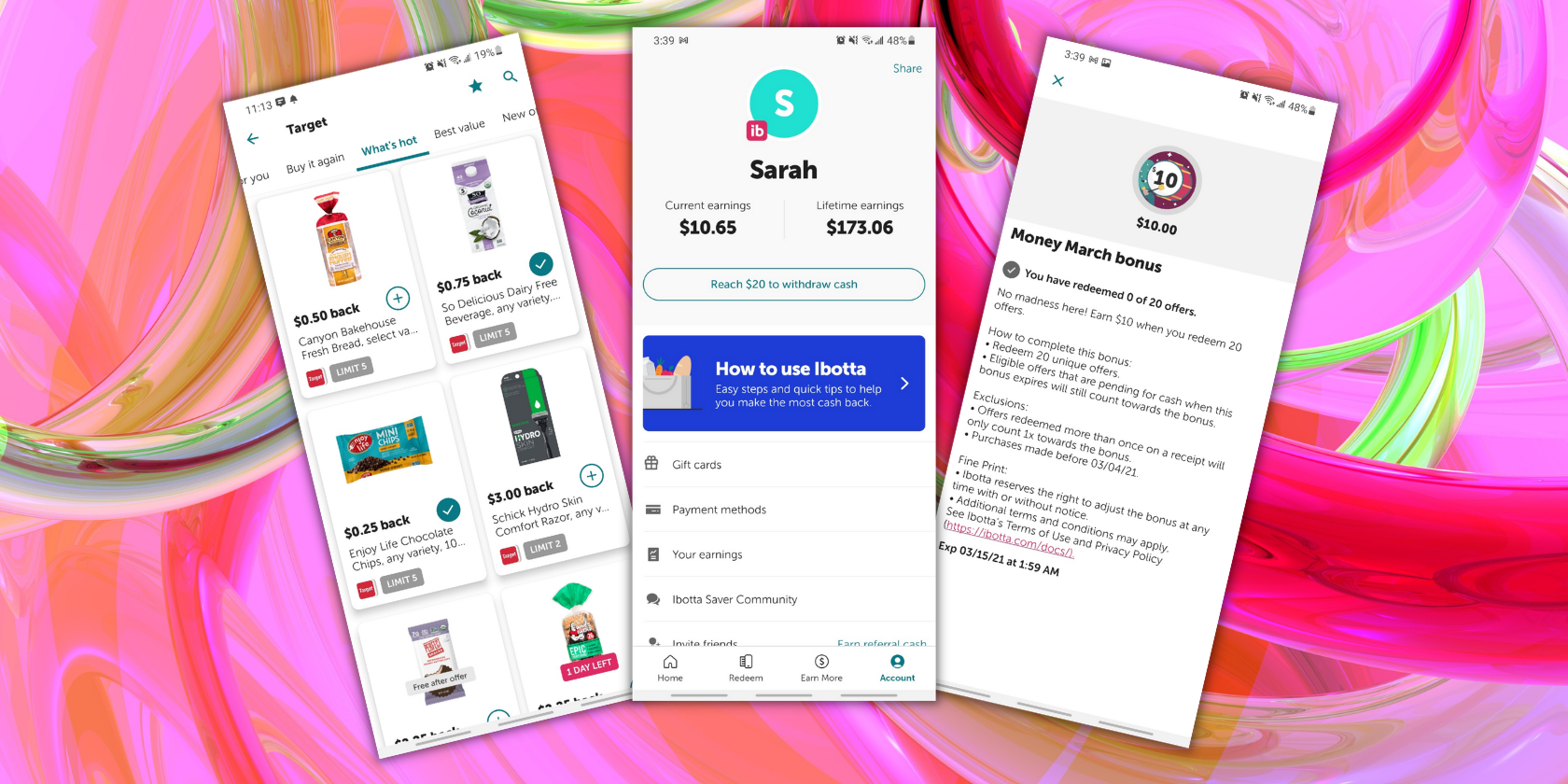 Экономия на продуктах с Ibotta