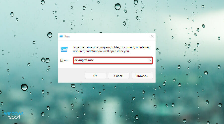 Диспетчер устройств: запуск