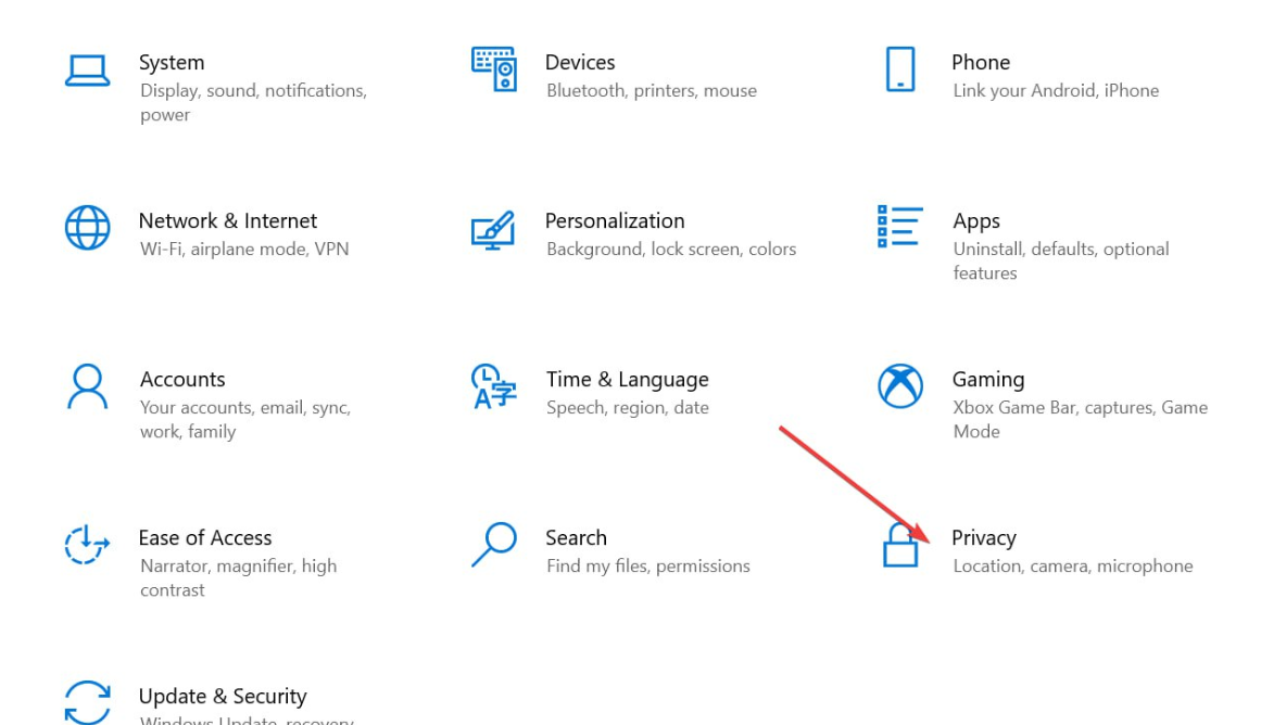 Фоновые приложения Windows 10 серые — исправить быстро
