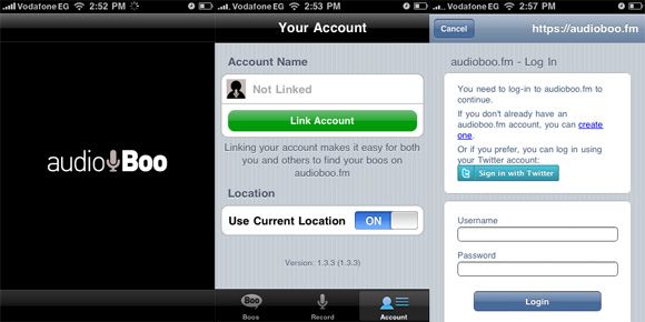 Запись в AudioBoo на iPhone