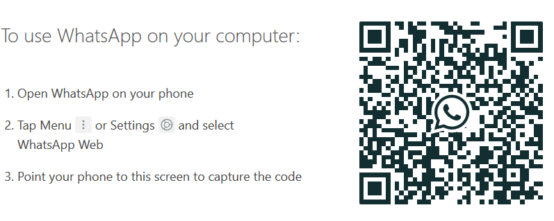QR‑код для входа в WhatsApp Web
