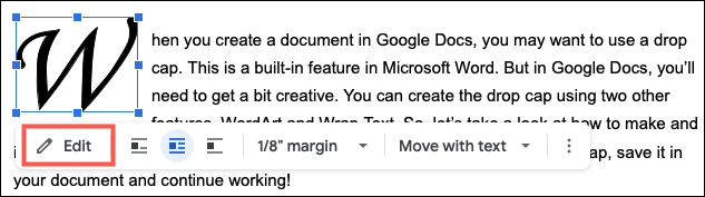 Выберите букву и нажмите Edit для изменений