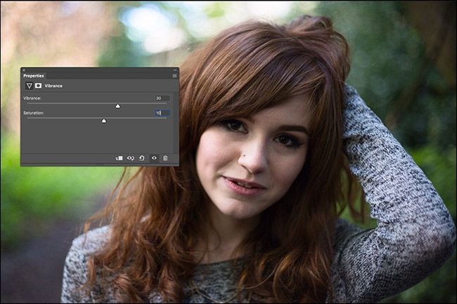 Контролы Vibrance и Saturation