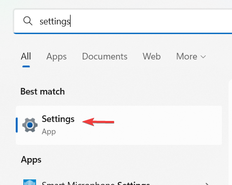 Экран в Параметрах