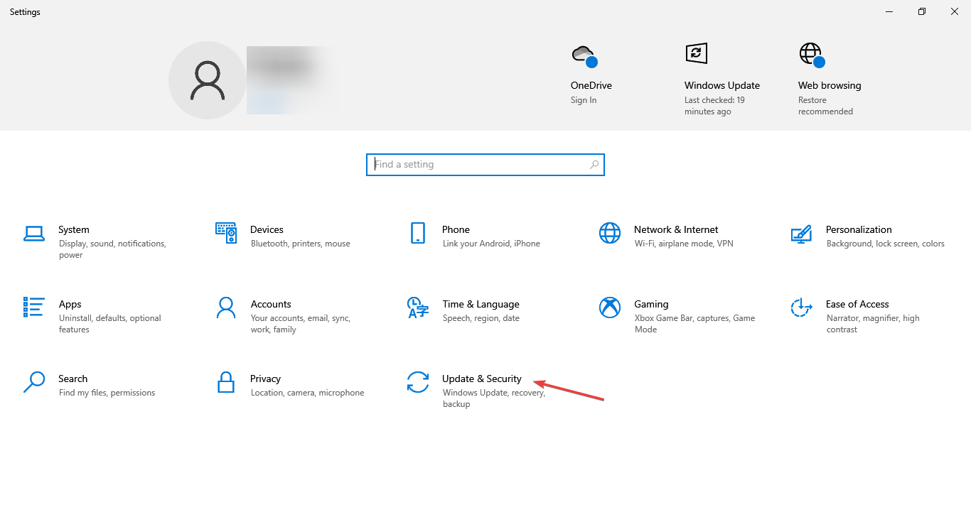 Обновление и безопасность