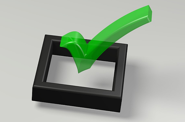 Шаблон списка выполненного с галочками и записями