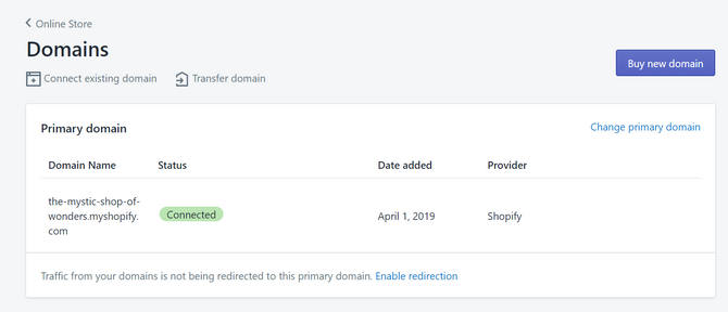 Опции цен доменов в Shopify