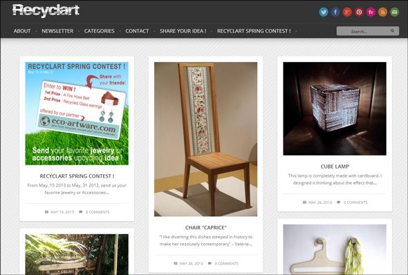 Коллаж из фотографий проектов апсайклинга, вдохновляющая галерея